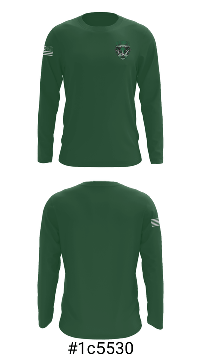 Rancho Rams 15714118 Long Sleeve Performance Shirt - 18