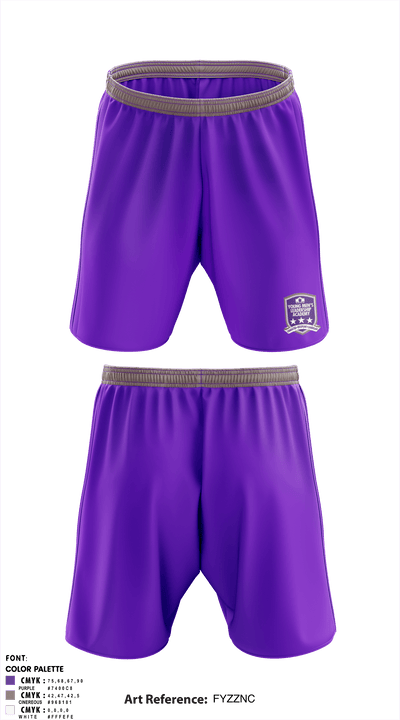 Young Men's Leadership Academy 6808996 Athletic Shorts With Pockets - 1