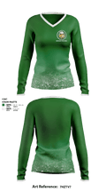 Northridge High School 14957487 Women's Long Sleeve V-neck Shirt - 1