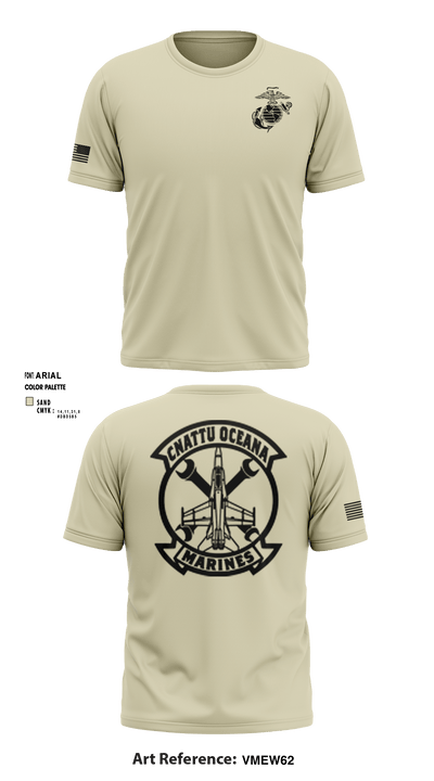Oceana Marines 61589577 Short Sleeve Performance Shirt - 10