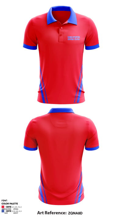 DELVETS SWIM CLUB 57524097 Short Sleeve Performance Polo - 1