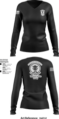 Lochbuie PD TAG 47877554 Women's Long Sleeve V-neck Shirt - 1