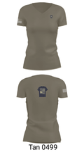 PLT 3245 24156072 Women's Short Sleeve V-neck Shirt - 36