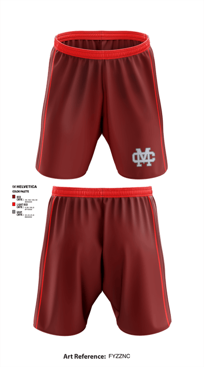 Cimarron Memorial High School Soccer 52445878 Athletic Shorts With Pockets - 1