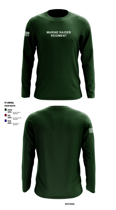 Marine Raider Regiment 14267174 Long Sleeve Performance Shirt - 1