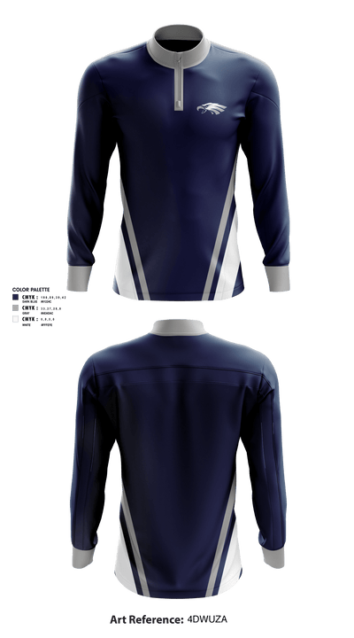 South Lake High School Basketball 51278924 Quarter Zip Jacket - 1