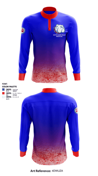 Quarter Zip Jacket, South Glens Falls Senior High School Wrestling, Wrestling, Teamtime, Team time, sublimation, custom sports apparel, team uniforms, spirit wear, spiritwear, sports uniforms, custom shirts, team store, custom team store, fundraiser sports, apparel fundraiser