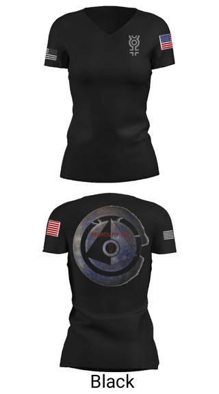 Women's Short Sleeve Vneck Shirt, MERCURY CO., E-Sports, Teamtime, Team time, sublimation, custom sports apparel, team uniforms, spirit wear, spiritwear, sports uniforms, custom shirts, team store, custom team store, fundraiser sports, apparel fundraiser