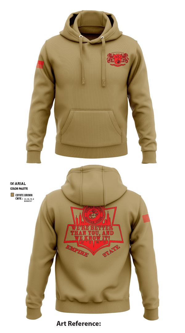 Hoodie, RSS EMPIRE STATE, Marines, Teamtime, Team time, sublimation, custom sports apparel, team uniforms, spirit wear, spiritwear, sports uniforms, custom shirts, team store, custom team store, fundraiser sports, apparel fundraiser