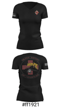 Detachment 1, Charlie Company 2/238th AVN 78887623 Women's Short Sleeve V-neck Shirt - 19
