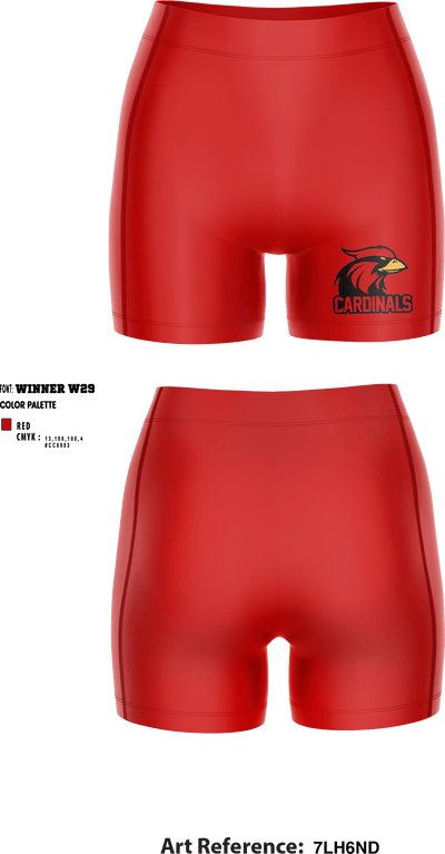 Corona High School Volleyball 50889098 Women's Compression Shorts - 1