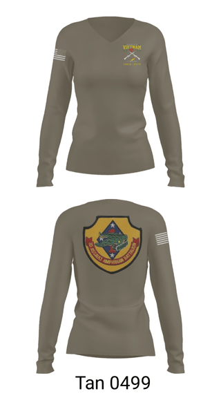 Women's Long Sleeve Vneck Shirt, , Marines, Teamtime, Team time, sublimation, custom sports apparel, team uniforms, spirit wear, spiritwear, sports uniforms, custom shirts, team store, custom team store, fundraiser sports, apparel fundraiser
