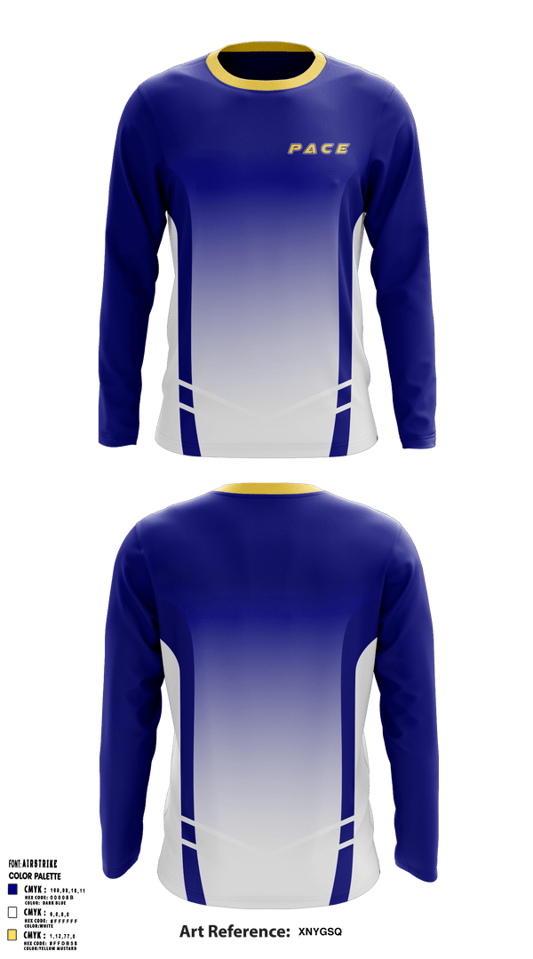 Long Sleeve Performance Shirt, PACE, Men's Volleyball, Teamtime, Team time, sublimation, custom sports apparel, team uniforms, spirit wear, spiritwear, sports uniforms, custom shirts, team store, custom team store, fundraiser sports, apparel fundraiser