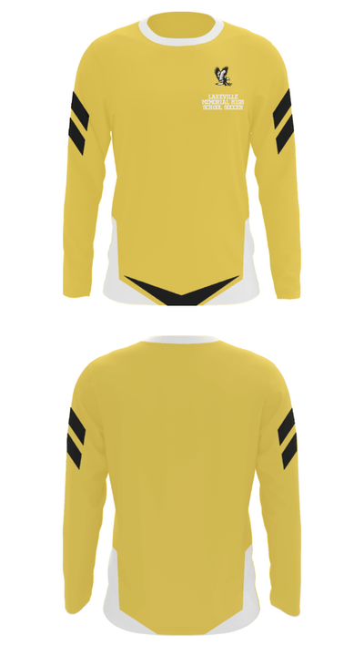 LakeVille Memorial High School Soccer 75242351 Long Sleeve Performance Shirt - 26