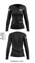 302nd EN CO 64266225 Women's Long Sleeve V-neck Shirt - 1