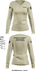 GCNTF 76006174 Women's Long Sleeve V-neck Shirt - 1
