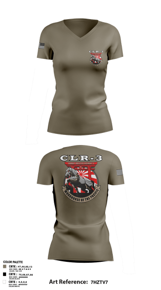 Women's Short Sleeve Vneck Shirt, CLR-3, Marines, Teamtime, Team time, sublimation, custom sports apparel, team uniforms, spirit wear, spiritwear, sports uniforms, custom shirts, team store, custom team store, fundraiser sports, apparel fundraiser