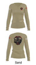 B/62D ESB 64336384 Women's Long Sleeve V-neck Shirt - 42