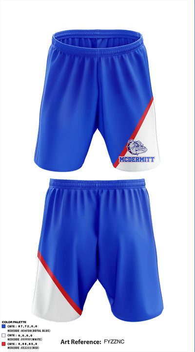 Mcdermitt High School 41606588 Athletic Shorts With Pockets - 2