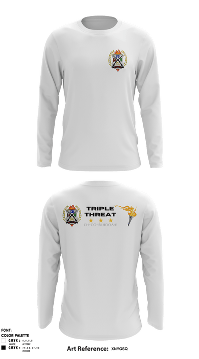 Triple Threat 63013438 Long Sleeve Performance Shirt - 3
