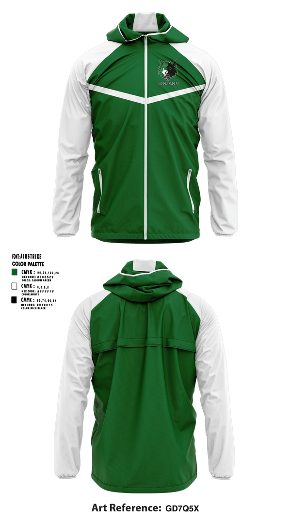 Windbreaker, Moorcroft Elementary, Spirit Store, Teamtime, Team time, sublimation, custom sports apparel, team uniforms, spirit wear, spiritwear, sports uniforms, custom shirts, team store, custom team store, fundraiser sports, apparel fundraiser