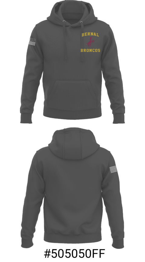 Hoodie, Bernal Intermediate School, Spirit Store, Teamtime, Team time, sublimation, custom sports apparel, team uniforms, spirit wear, spiritwear, sports uniforms, custom shirts, team store, custom team store, fundraiser sports, apparel fundraiser
