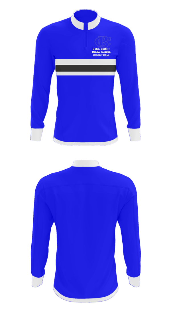 Quarter Zip Jacket, Banks County Middle School Basketball, Women's Basketball, Teamtime, Team time, sublimation, custom sports apparel, team uniforms, spirit wear, spiritwear, sports uniforms, custom shirts, team store, custom team store, fundraiser sports, apparel fundraiser