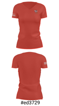 East Surry High School Basketball 37430062 Women's Short Sleeve V-neck Shirt - 21