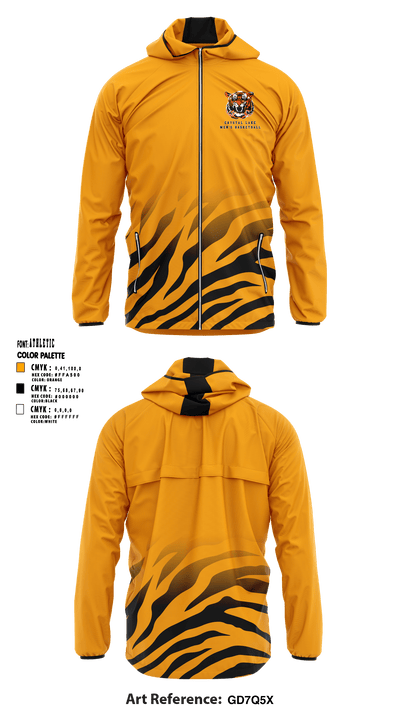 Crystal Lake Central High School Basketball 93583729 Windbreaker - 1