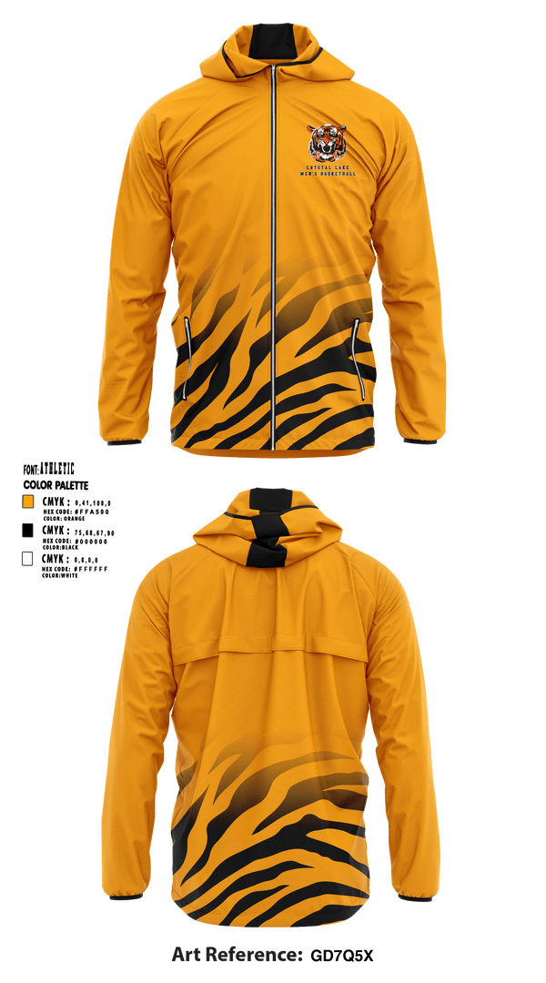 Windbreaker, Crystal Lake Central High School Basketball, Men's Basketball, Teamtime, Team time, sublimation, custom sports apparel, team uniforms, spirit wear, spiritwear, sports uniforms, custom shirts, team store, custom team store, fundraiser sports, apparel fundraiser