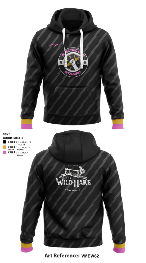 Hoodie, Electric city shockerz, Rugby, Teamtime, Team time, sublimation, custom sports apparel, team uniforms, spirit wear, spiritwear, sports uniforms, custom shirts, team store, custom team store, fundraiser sports, apparel fundraiser