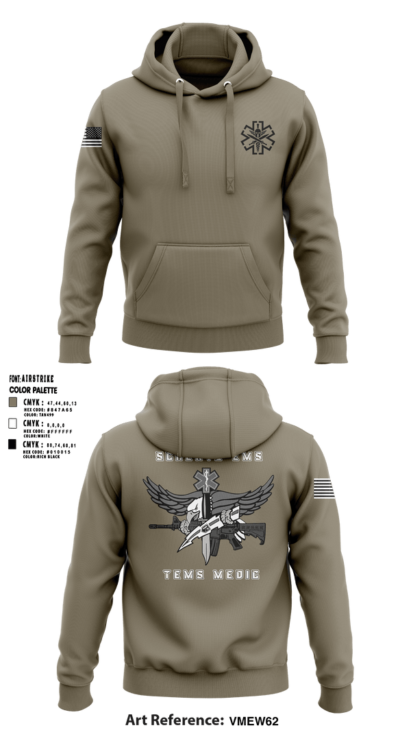 Hoodie, Schertz SWAT, Fire Department, Teamtime, Team time, sublimation, custom sports apparel, team uniforms, spirit wear, spiritwear, sports uniforms, custom shirts, team store, custom team store, fundraiser sports, apparel fundraiser