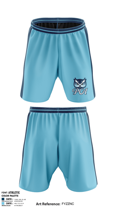 Pinnacle Classical Academy 30348802 Athletic Shorts With Pockets - 7