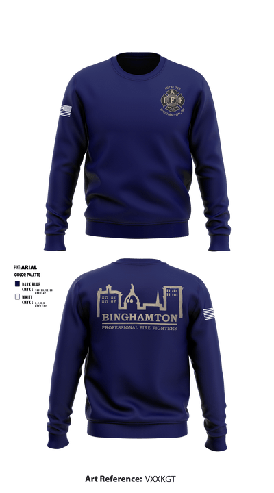 Binghamton Fire 87499960 Crew Neck Sweatshirt - 1