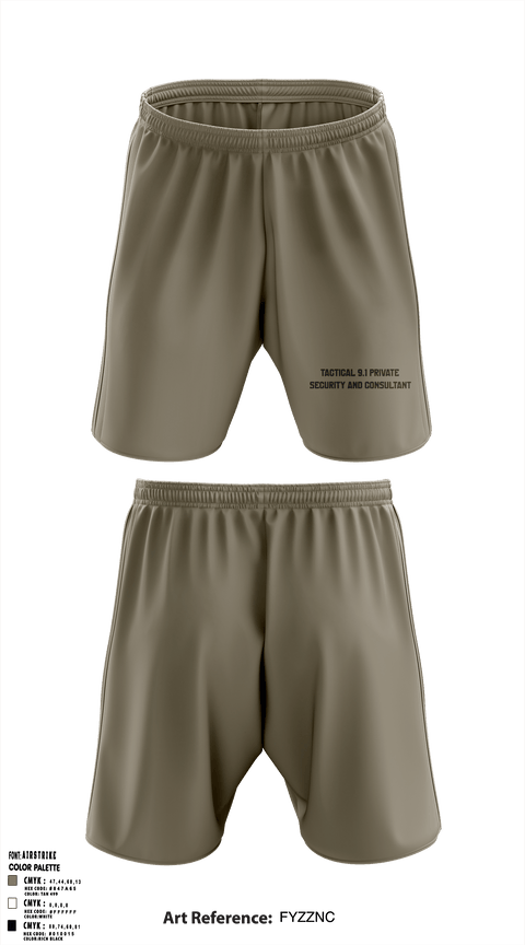 Athletic Shorts With Pockets, Tactical 9.1 Private Security and Security consultant, Police, Teamtime, Team time, sublimation, custom sports apparel, team uniforms, spirit wear, spiritwear, sports uniforms, custom shirts, team store, custom team store, fundraiser sports, apparel fundraiser