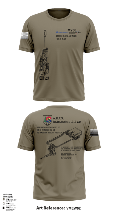 4-4 ARMT 94073583 Short Sleeve Performance Shirt - 51