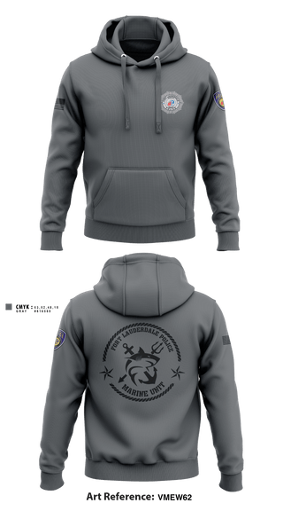 Hoodie, Fort Lauderdale Police Department Marine Unit, Police, Teamtime, Team time, sublimation, custom sports apparel, team uniforms, spirit wear, spiritwear, sports uniforms, custom shirts, team store, custom team store, fundraiser sports, apparel fundraiser