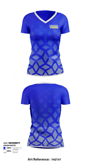 Women's Short Sleeve Vneck Shirt, Atoka, Golf, Teamtime, Team time, sublimation, custom sports apparel, team uniforms, spirit wear, spiritwear, sports uniforms, custom shirts, team store, custom team store, fundraiser sports, apparel fundraiser