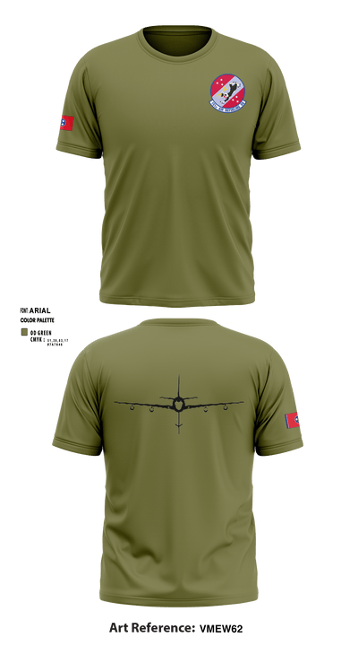 151st Air Refueling Squadron 9193987 Short Sleeve Performance Shirt - 2