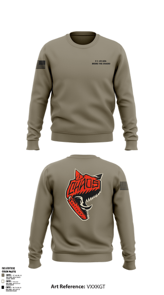 Crew Neck Sweatshirt, , Army, Teamtime, Team time, sublimation, custom sports apparel, team uniforms, spirit wear, spiritwear, sports uniforms, custom shirts, team store, custom team store, fundraiser sports, apparel fundraiser