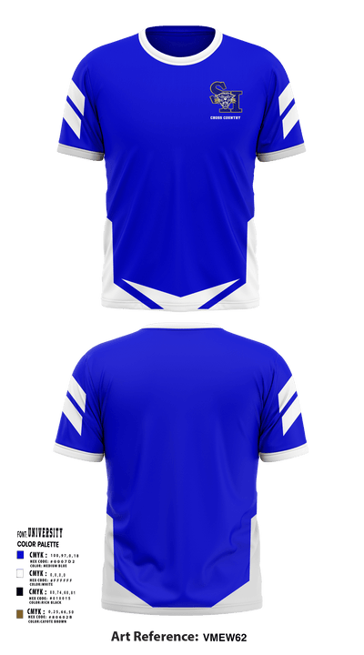 Sweet Home High School Cross Country 24439885 Short Sleeve Performance Shirt - 38