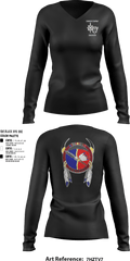 Comanche, 309th MI BN 43533231 Women's Long Sleeve V-neck Shirt - 4