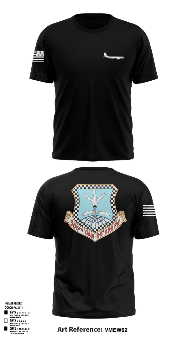 Short Sleeve Performance Shirt, 305 ARW, , Teamtime, Team time, sublimation, custom sports apparel, team uniforms, spirit wear, spiritwear, sports uniforms, custom shirts, team store, custom team store, fundraiser sports, apparel fundraiser