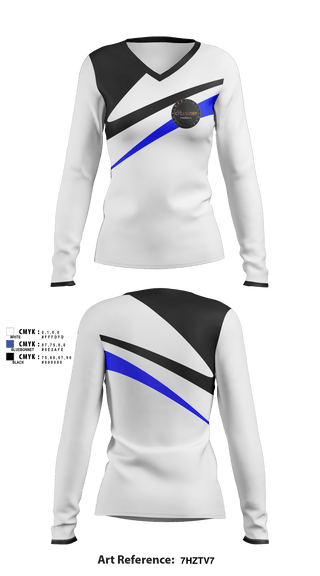 Women's Long Sleeve Vneck Shirt, Cyclology India, Cycling, Teamtime, Team time, sublimation, custom sports apparel, team uniforms, spirit wear, spiritwear, sports uniforms, custom shirts, team store, custom team store, fundraiser sports, apparel fundraiser