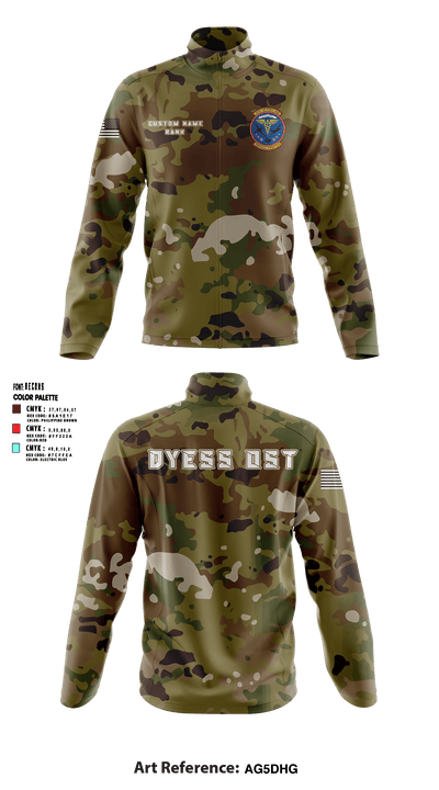 Dyess AFB Operational Support Team 10526750 Fleece Jacket - 1