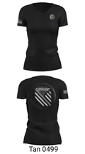 Corrections 26294132 Women's Short Sleeve V-neck Shirt - 23