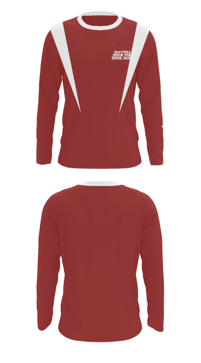 Chatfield Senior High School Dance 15118169 Long Sleeve Performance Shirt - 20