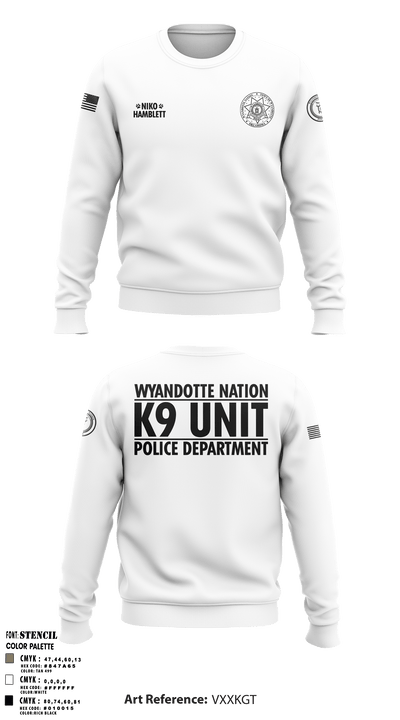 K9 Unit 27578074 Crew Neck Sweatshirt - 5