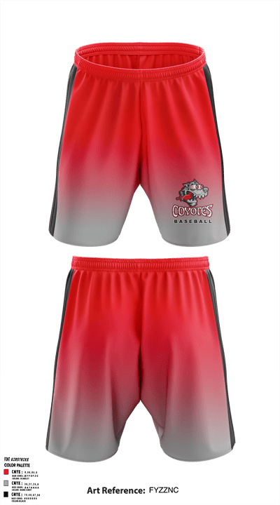Coyotes 4489880 Athletic Shorts With Pockets - 1