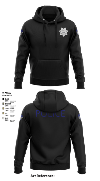 Hoodie, Willits Little Lake JRTF, Police, Teamtime, Team time, sublimation, custom sports apparel, team uniforms, spirit wear, spiritwear, sports uniforms, custom shirts, team store, custom team store, fundraiser sports, apparel fundraiser